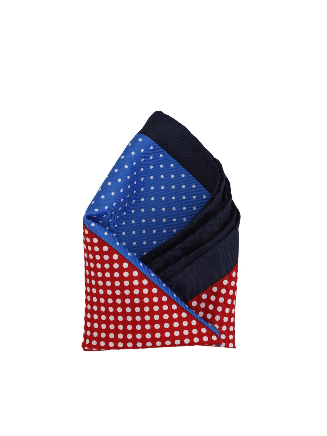 

Calvadoss Men Blue & Red Printed Pocket Square