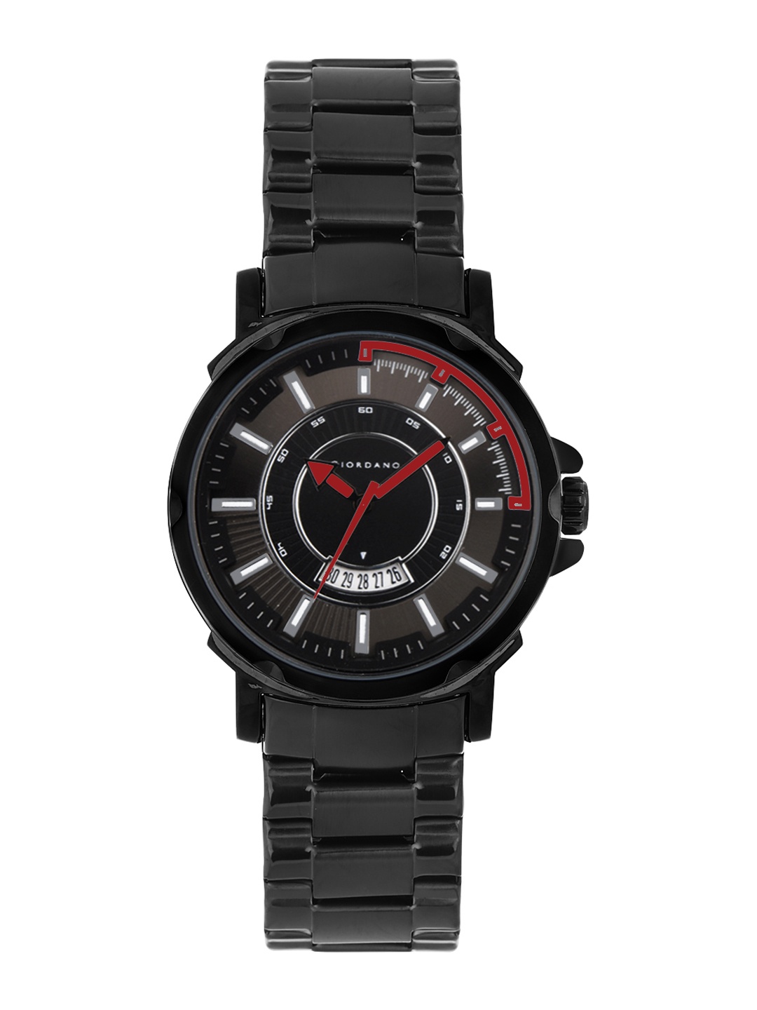 GIORDANO Men Black Analogue Watch C1185-11