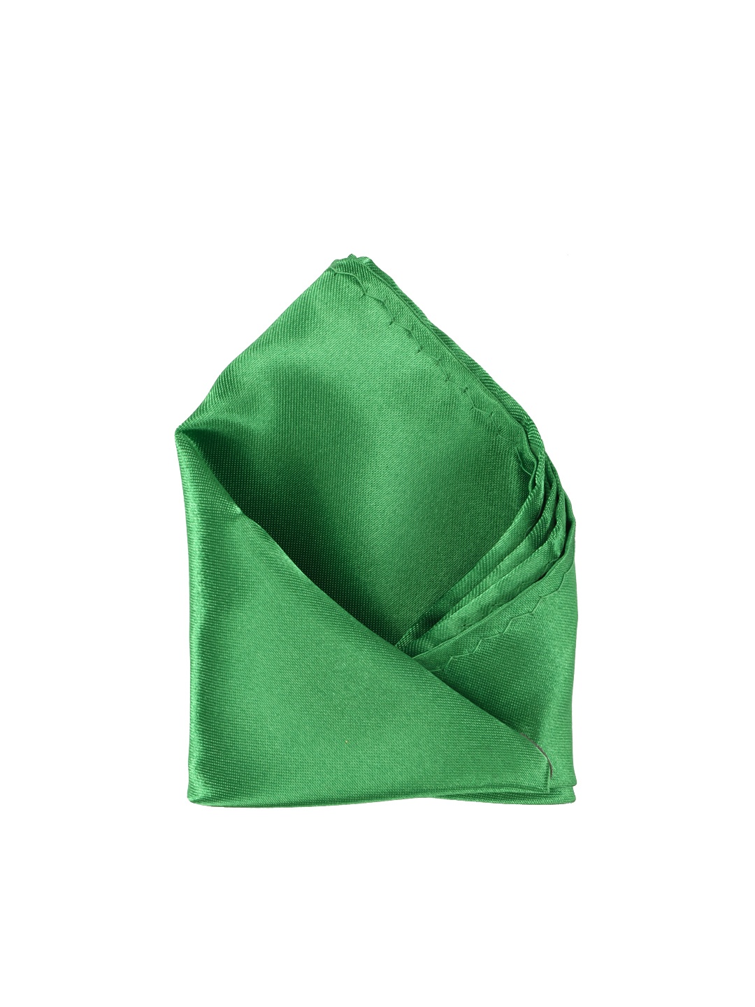 Calvadoss Men Green Solid Pocket Square