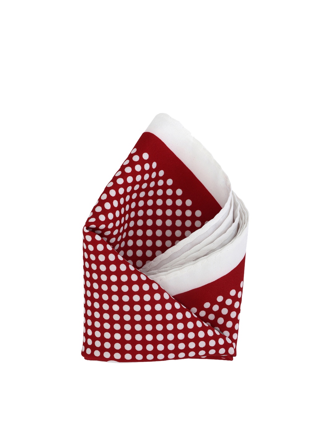 

Calvadoss Men Maroon & White Printed Pocket Square