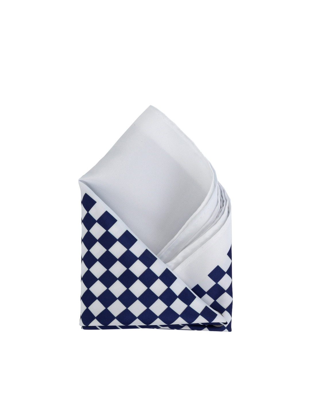 

Calvadoss Men Blue & White Printed Pocket Square