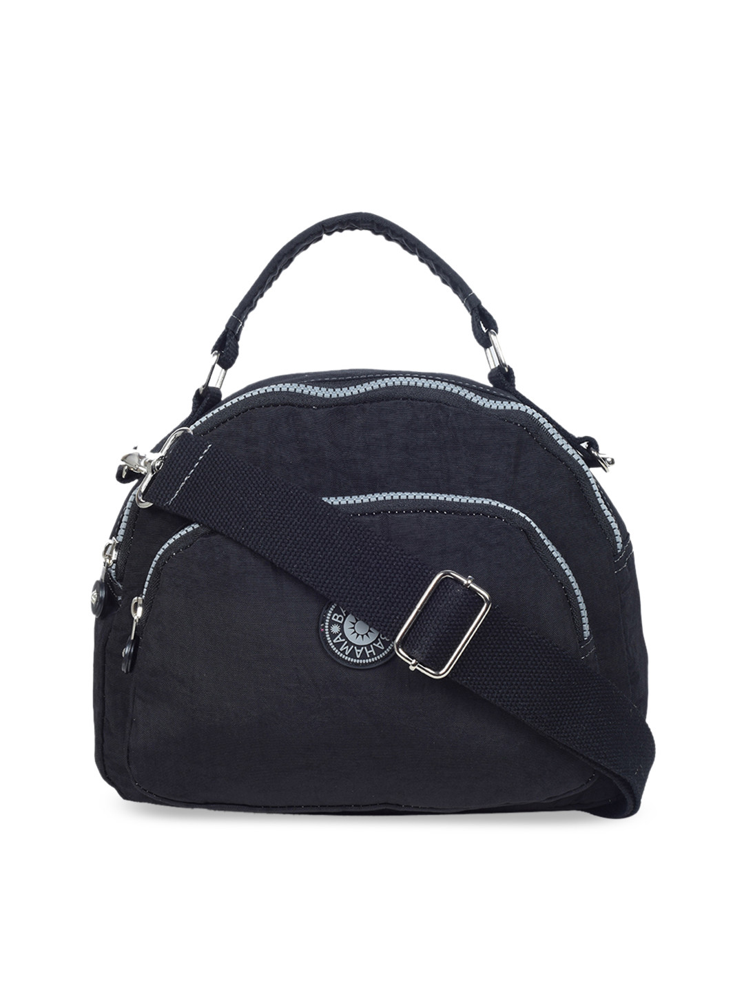 

BAHAMA Black Solid Satchel