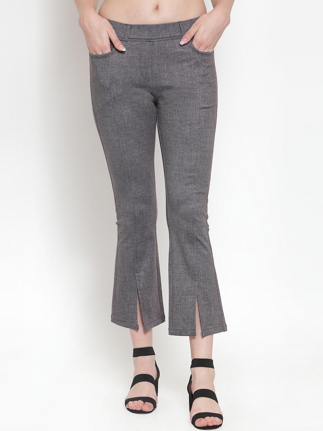 

Westwood Women Grey Solid Loose Fit Regular Trousers