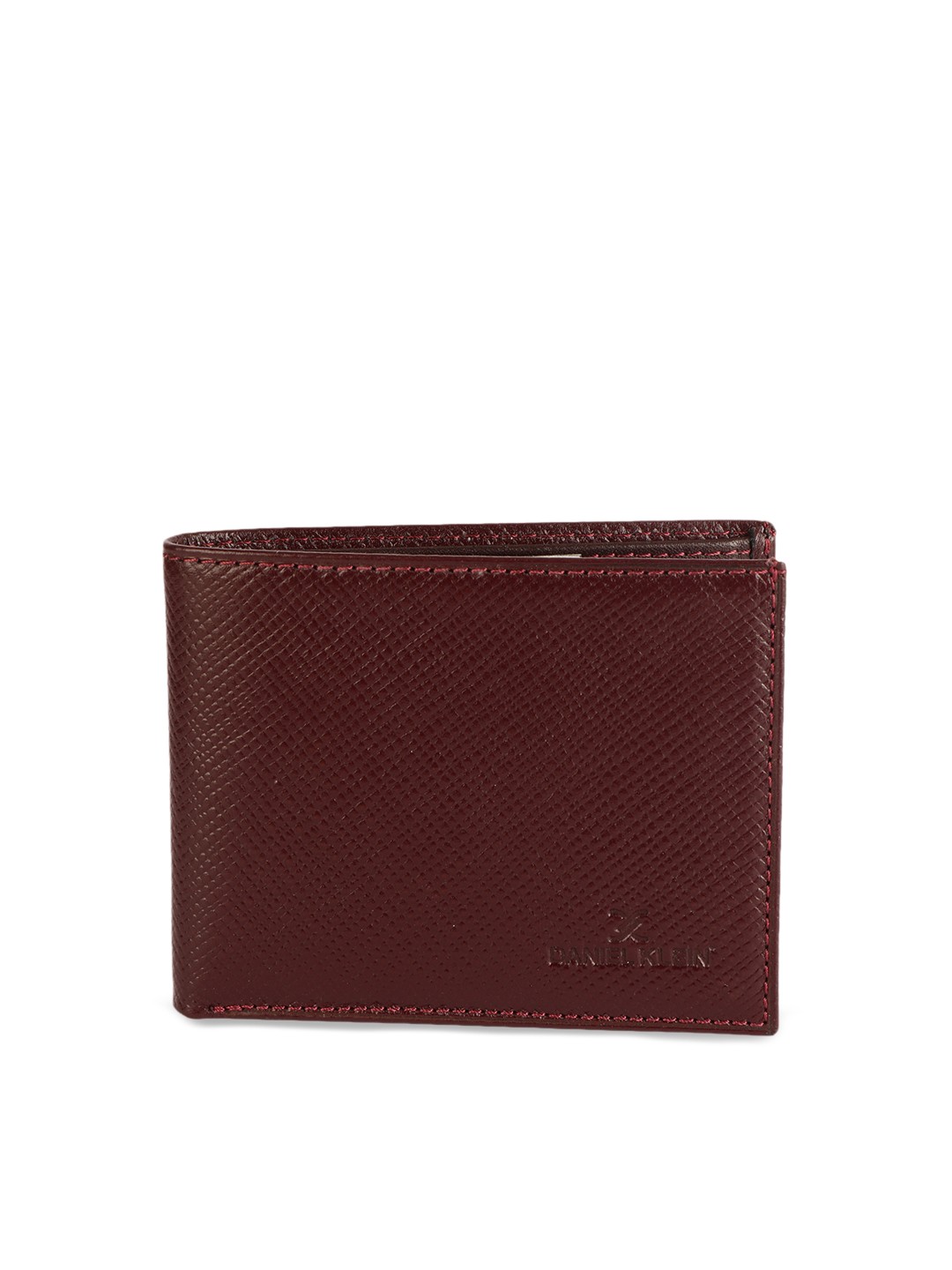 

Daniel Klein Men Brown Textured Two Fold Wallet
