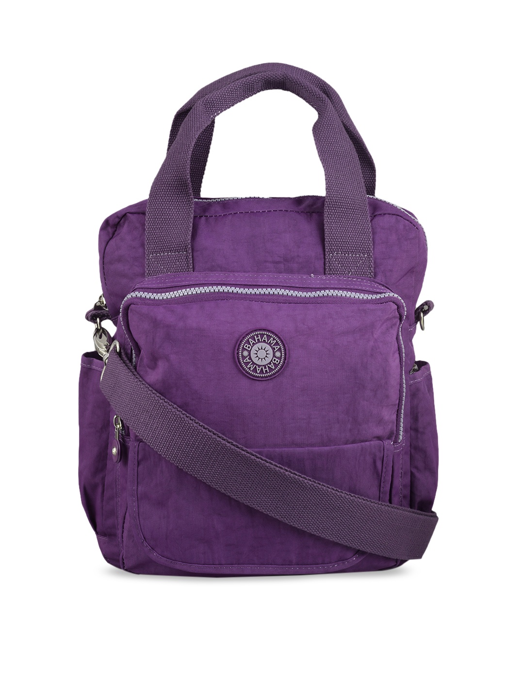 

BAHAMA Purple Solid Handheld Bag
