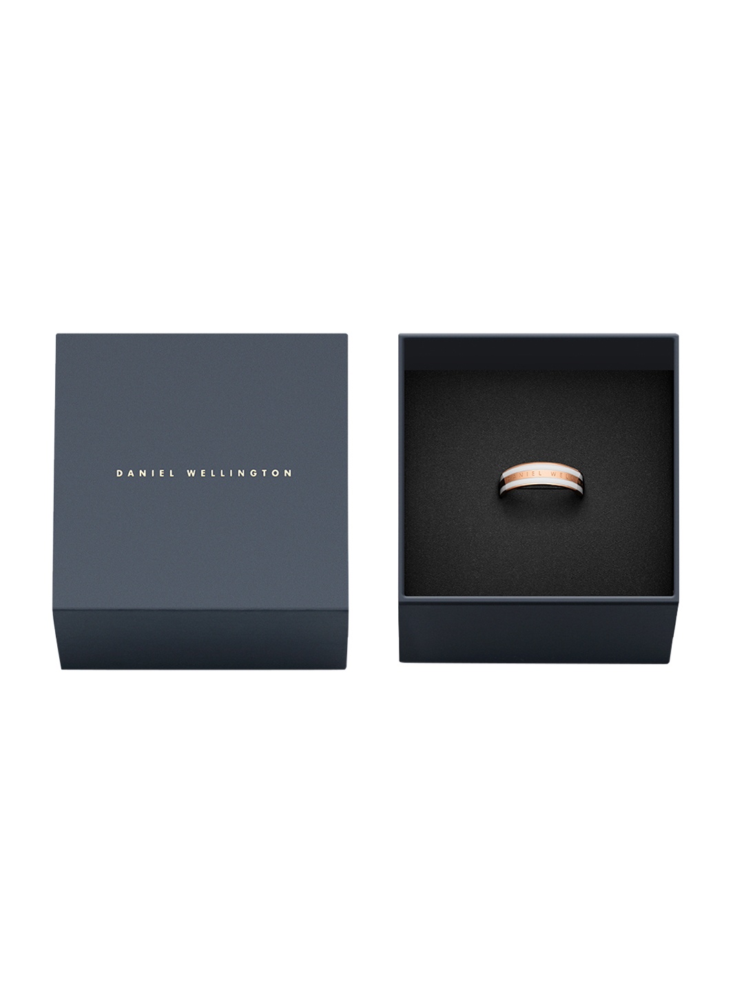 

Daniel Wellington Unisex Rose Gold-Plated Engraved Ring