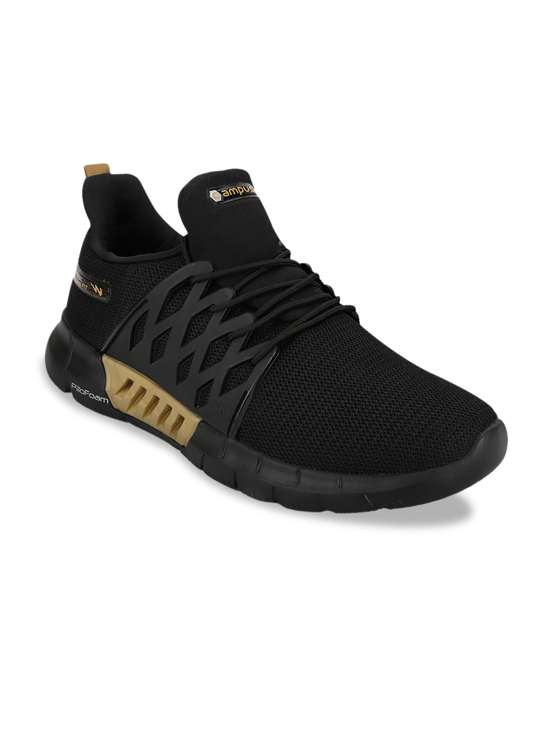 

Campus Men Black Running Shoes