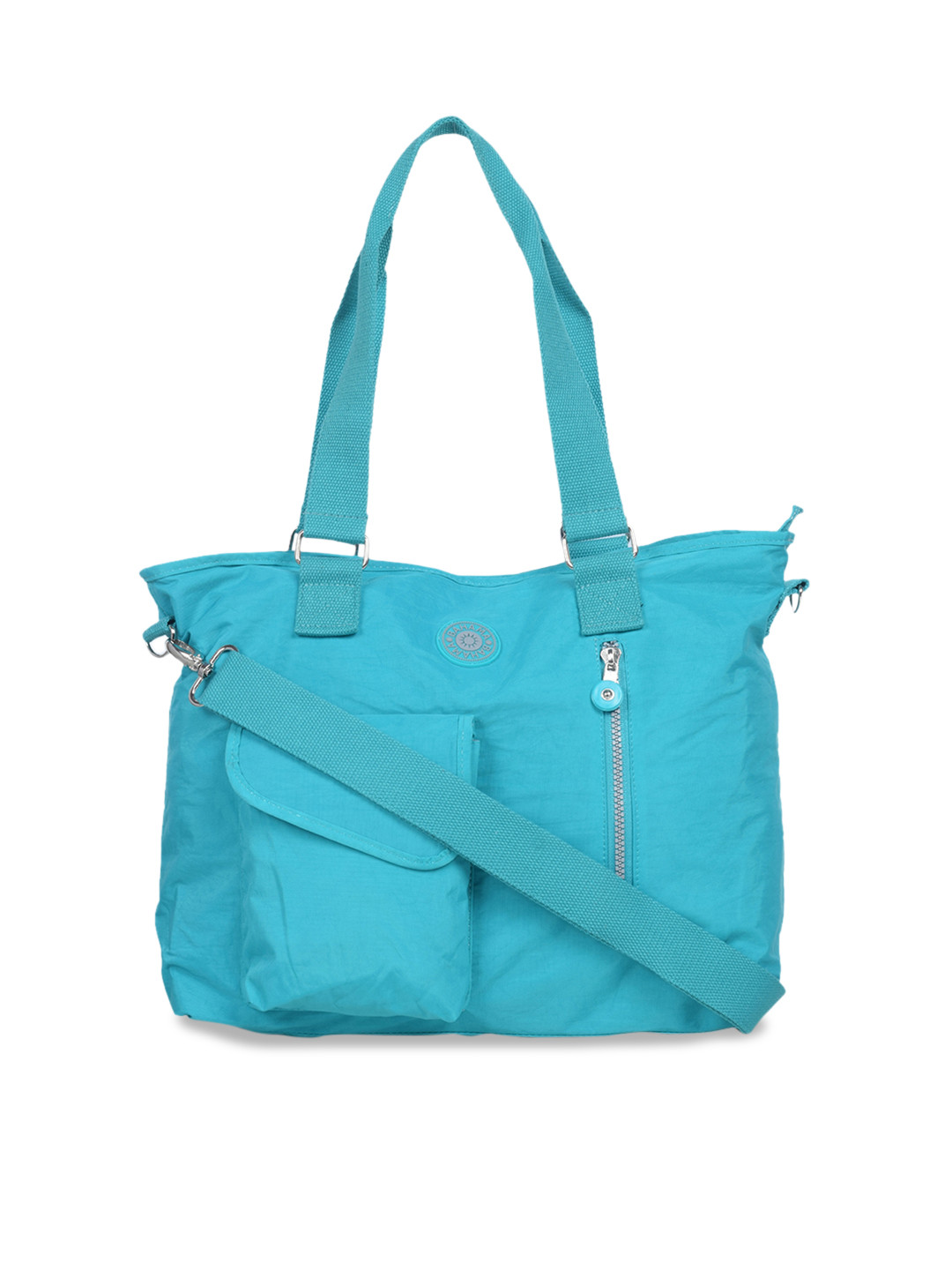 

BAHAMA Blue Solid Handheld Bag