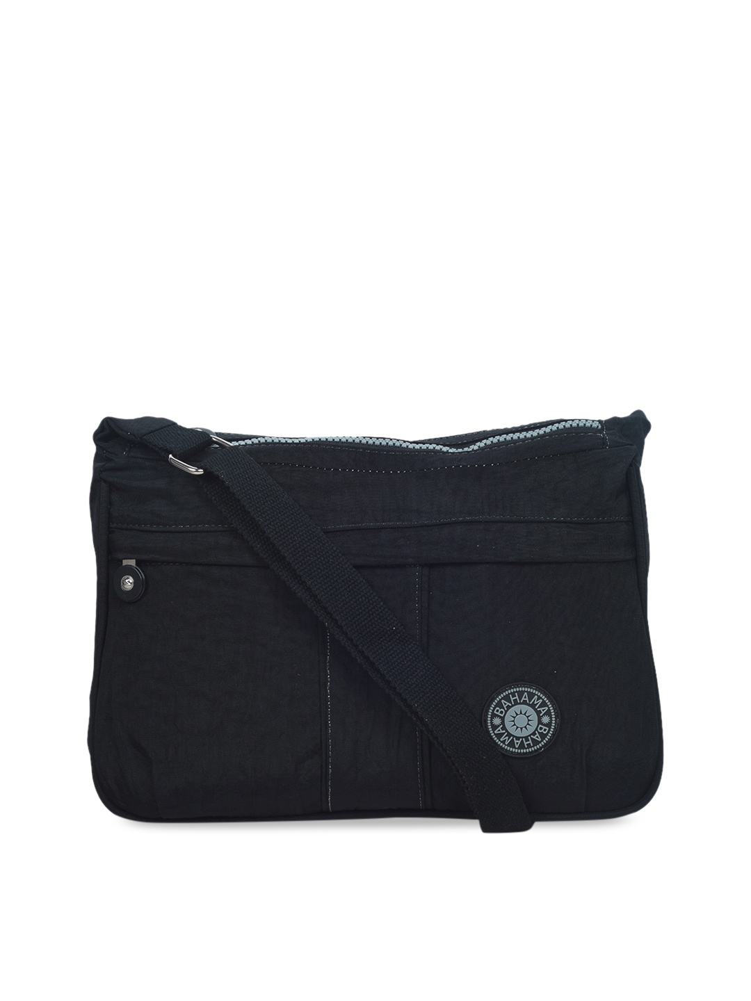 

BAHAMA Unisex Black Solid Messenger Bag
