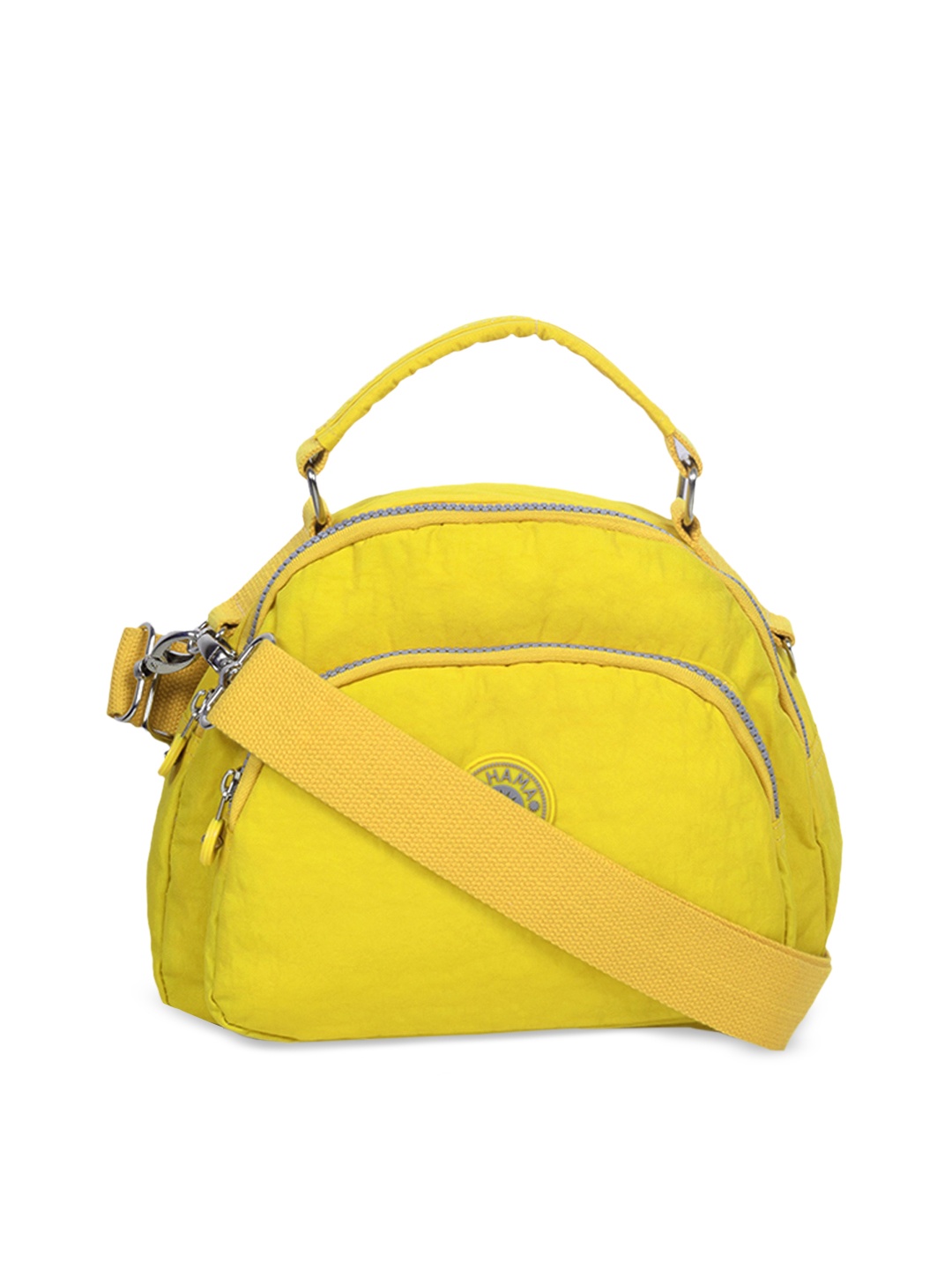 

BAHAMA Yellow Solid Satchel