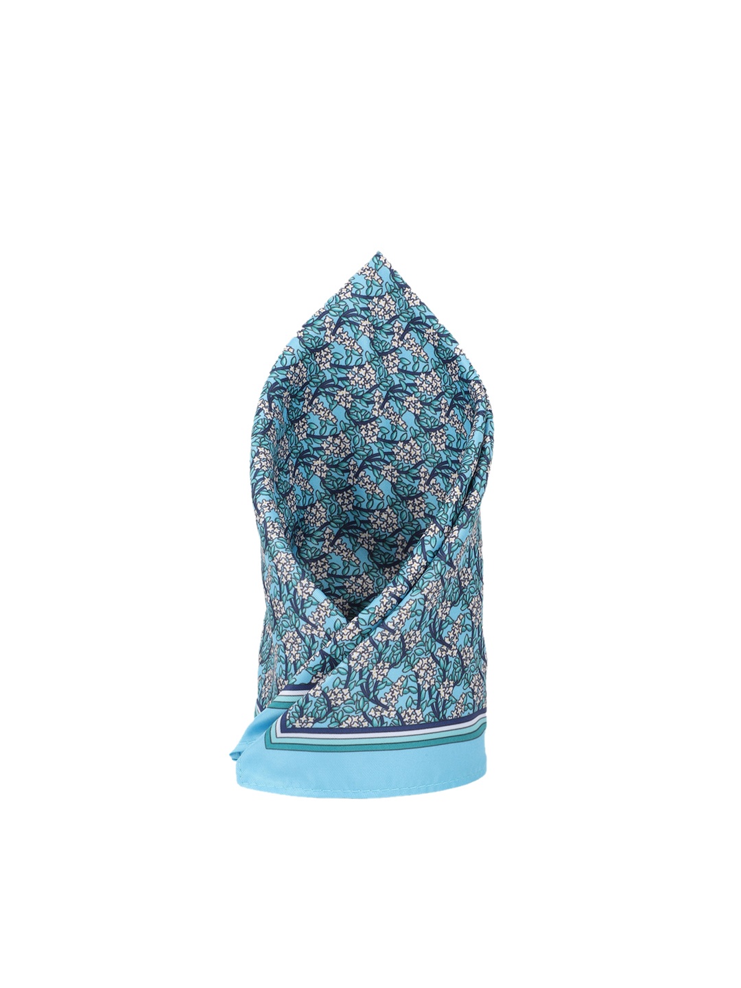 

Peter England Men Blue Printed Pocket Square