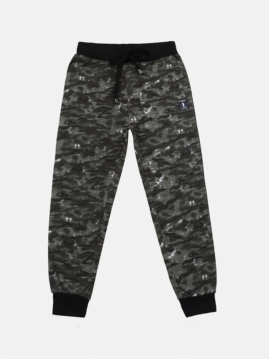 

Lil Tomatoes Boys Green Self-Design Joggers
