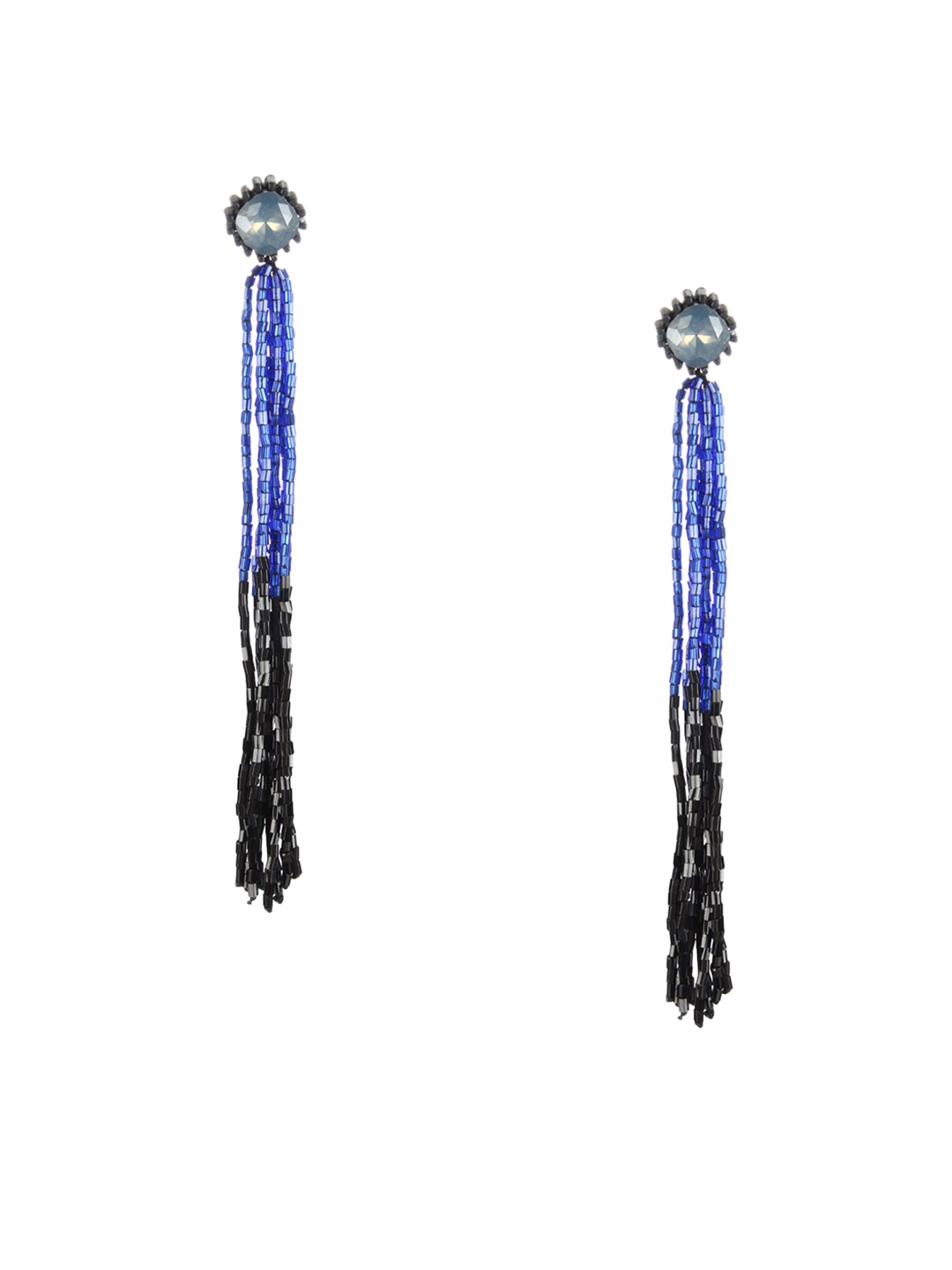 

Mali Fionna Black & Black Quirky Drop Earrings