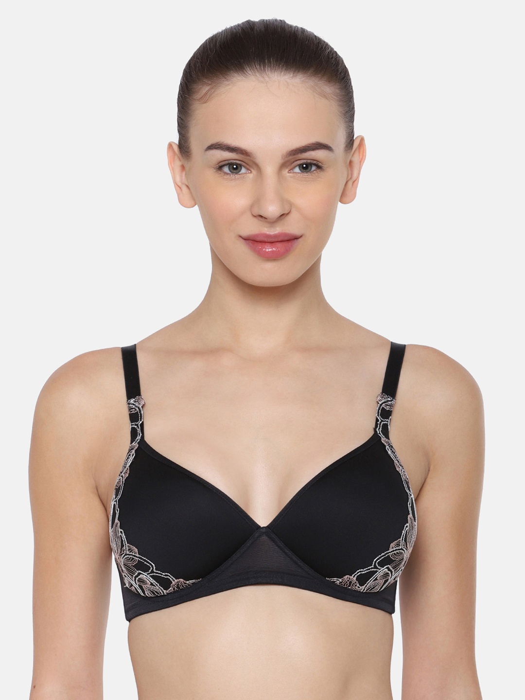 Triumph Beauty-Full 165 Padded Wireless Spacer Big-Cup Everyday Bra, Black