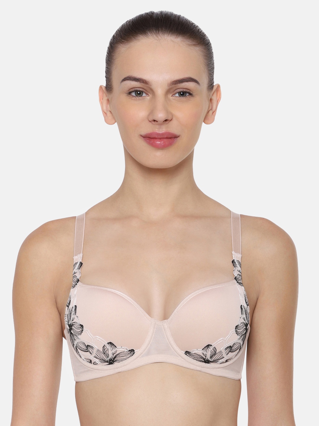 

Triumph Beauty-Full 165 Aqua Lily Spacer Padded Wired Full Cup Bra, Nude