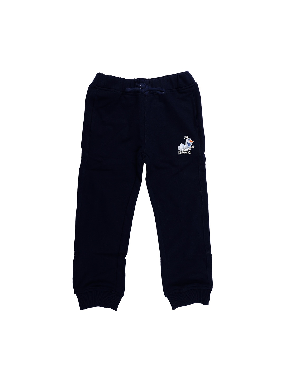 Disney by Wear Your Mind Kids Navy Blue Solid Joggers