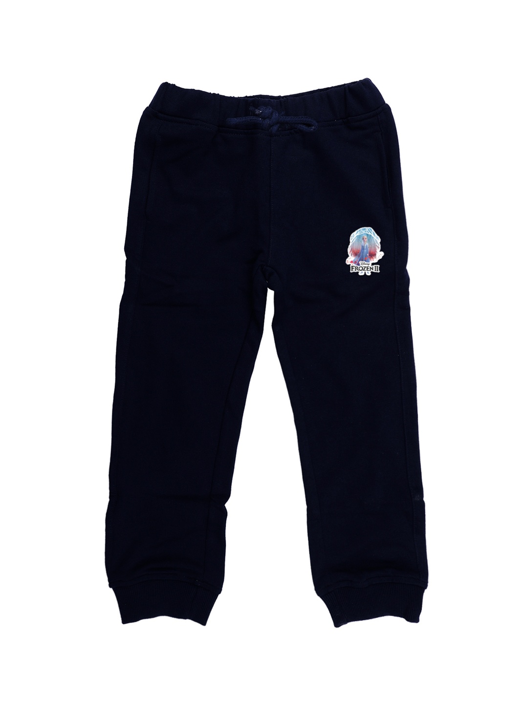 Disney by Wear Your Mind Kids Navy Blue Solid Joggers