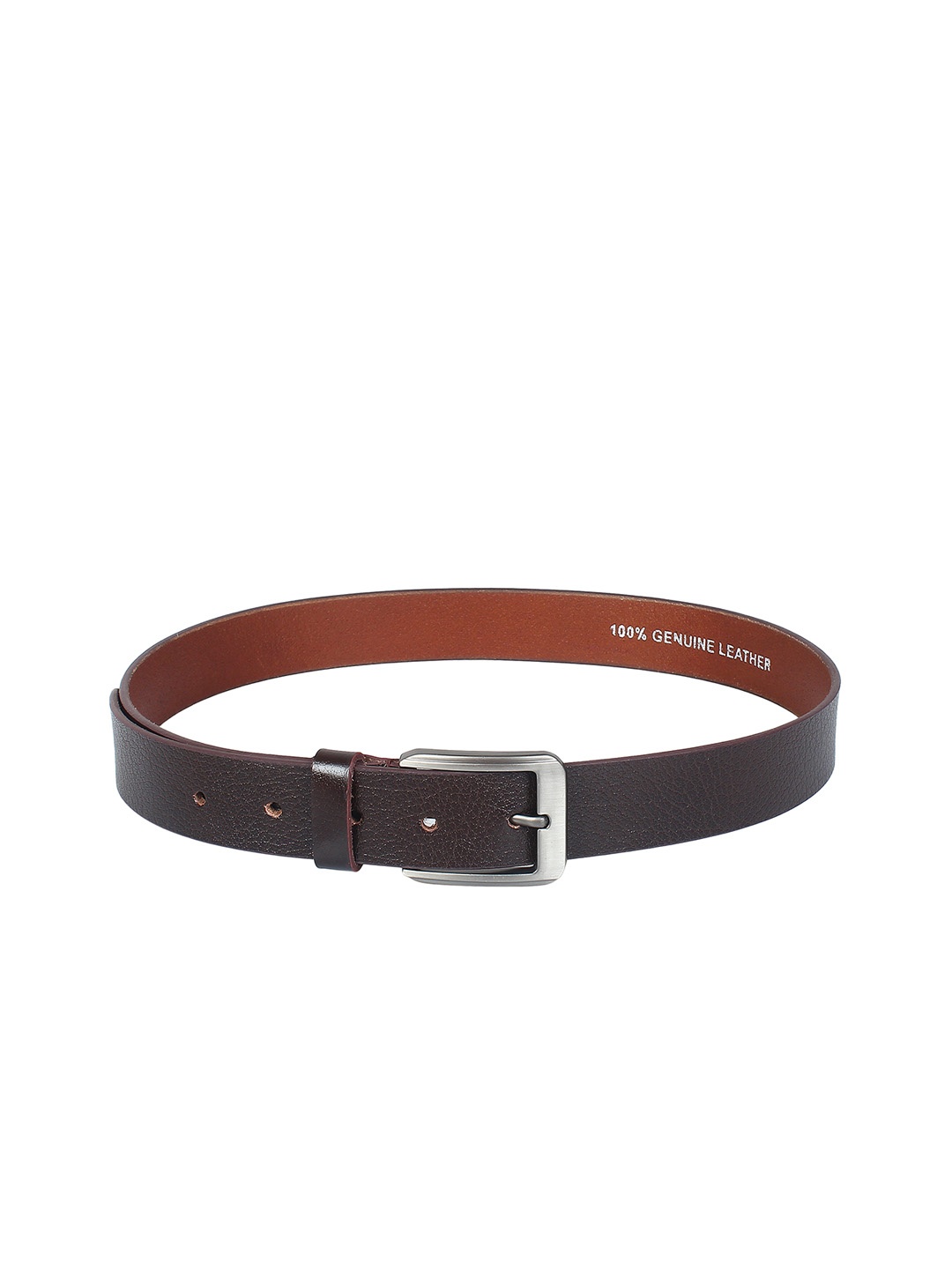 

amicraft Men Brown Solid Genuine Leather Belt