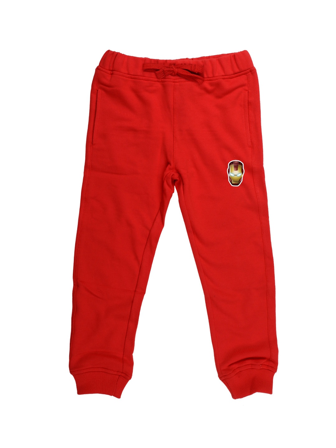 

Marvel by Wear Your Mind Kids Red Solid Pure Cotton Joggers