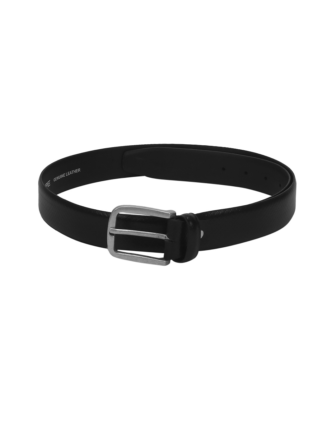 

Red Tape Men Black Textured Belt
