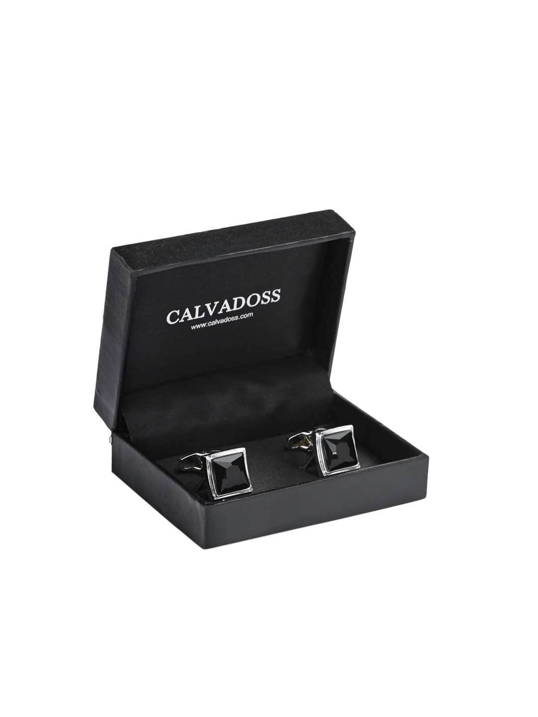 

Calvadoss Black Square Cufflinks
