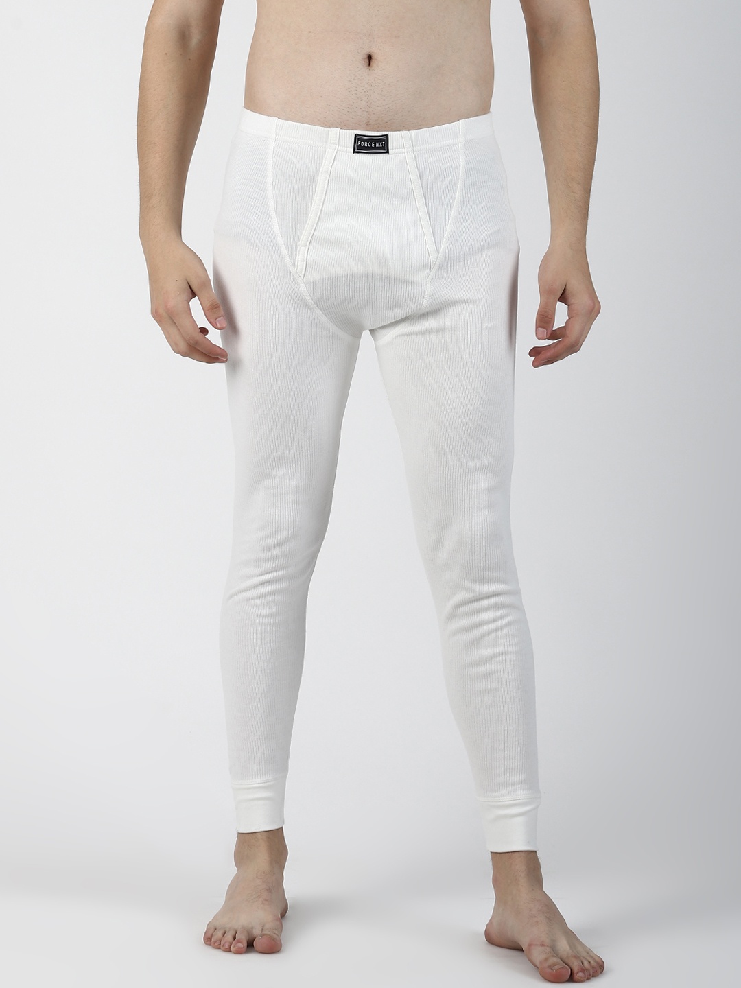

Force NXT Men White Solid Assorted Thermal Bottoms
