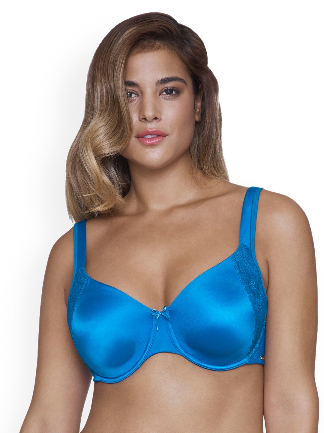 

Ultimo Non Padded Wired Summer Lush Lace Bra - F0006, Blue