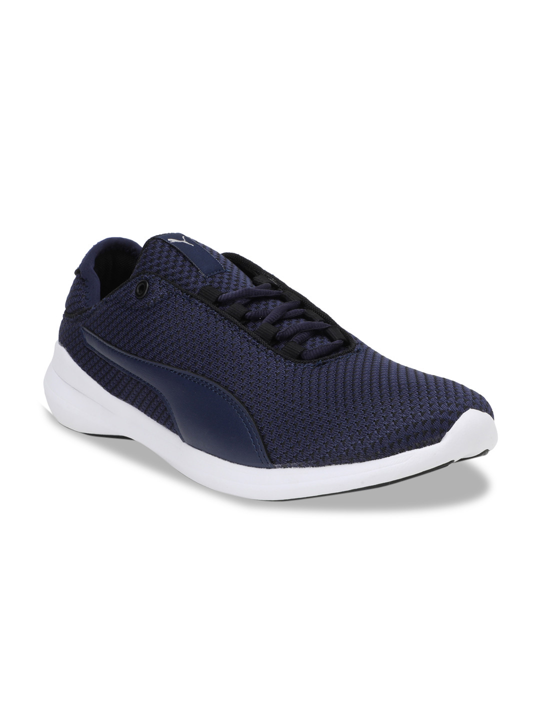 

Puma Men Navy Blue Shell Mesh Sneakers