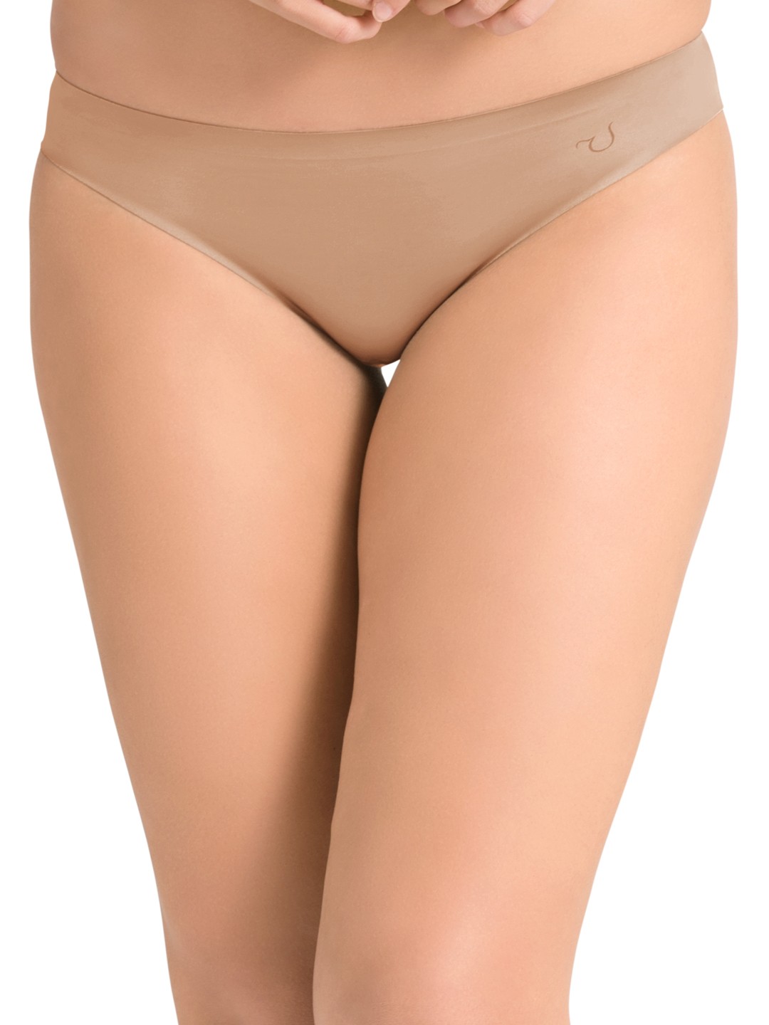 

Ultimo Women Solid Low Rise Seamless Invisible Comfort Bikini Brief - Y0013, Beige
