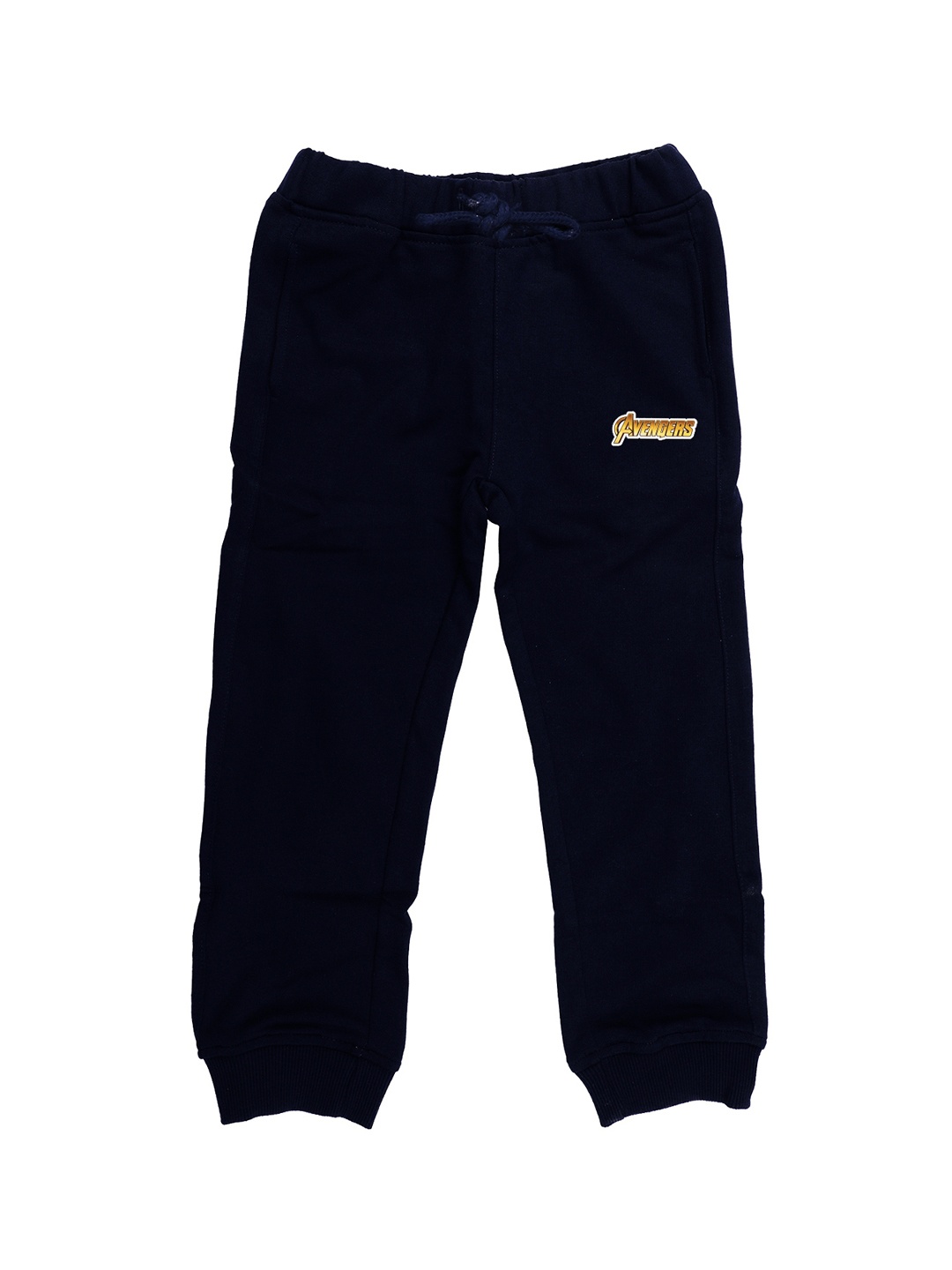

Marvel by Wear Your Mind Kids Navy Blue Solid Pure Cotton Joggers