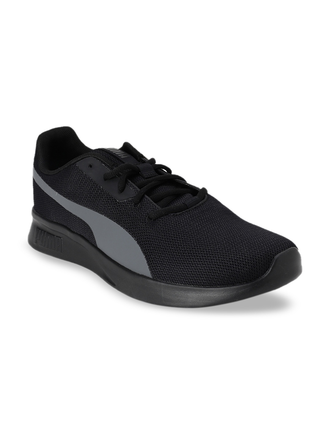 

Puma Unisex Black & Grey Mesh Modern Runner Running Shoes