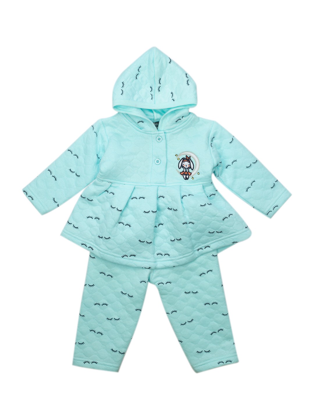 

MeeMee Infant Blue Printed T-Shirt with Trousers