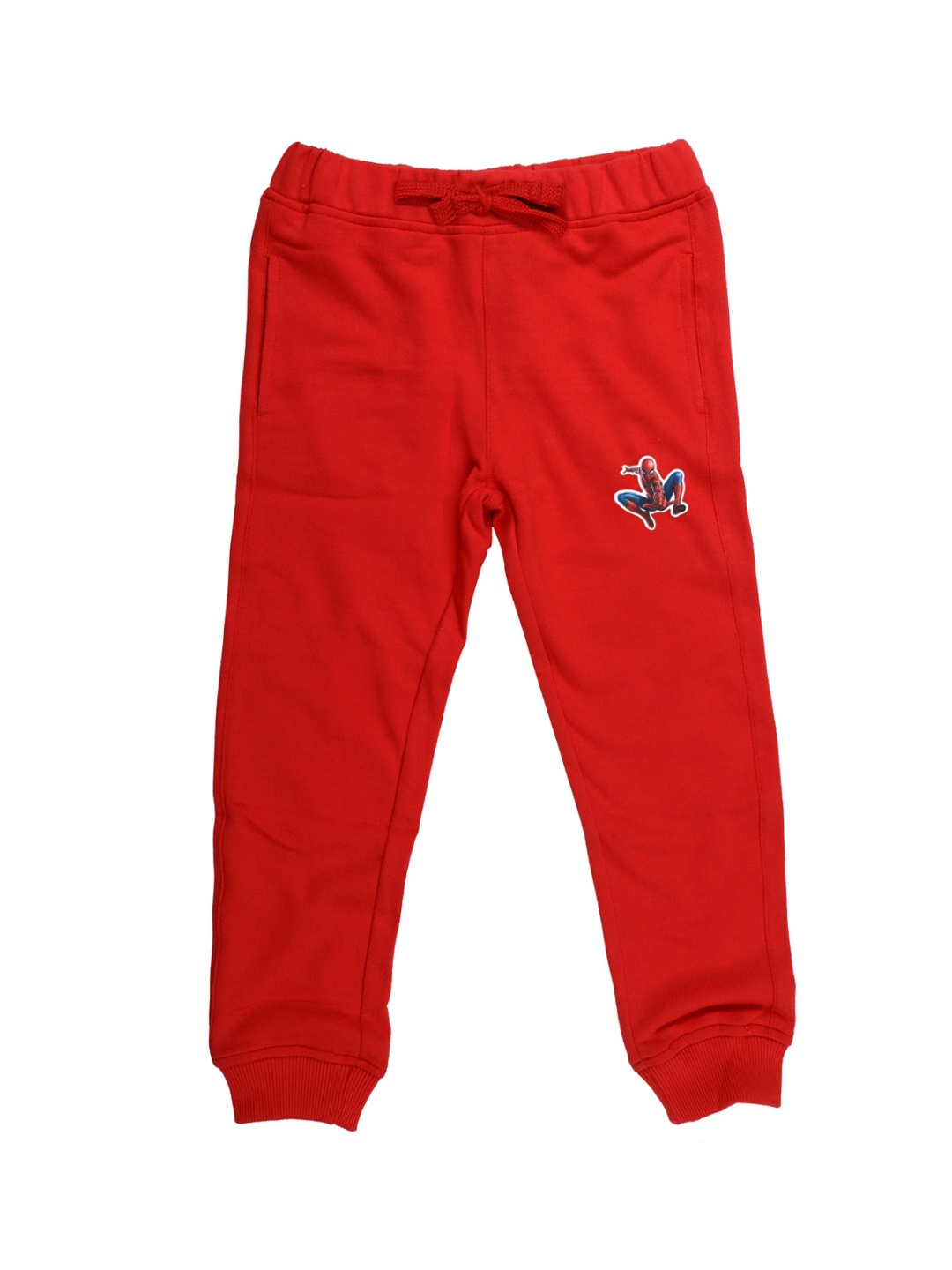 

Marvel by Wear Your Mind Kids Red Solid Pure Cotton Joggers