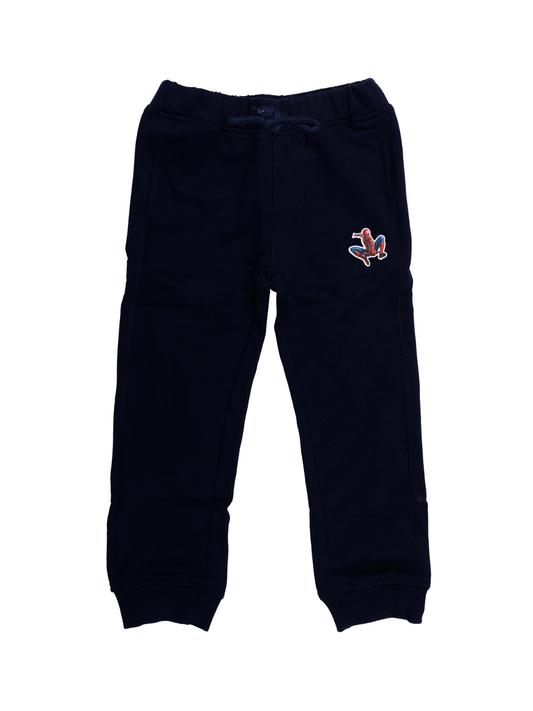 

Marvel by Wear Your Mind Kids Navy Blue Solid Pure Cotton Joggers