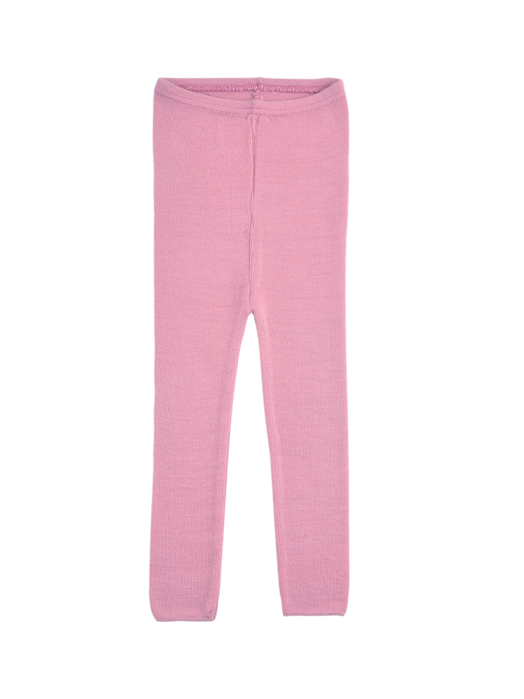 

RVK Girls Pink Solid Ankle-Length Leggings
