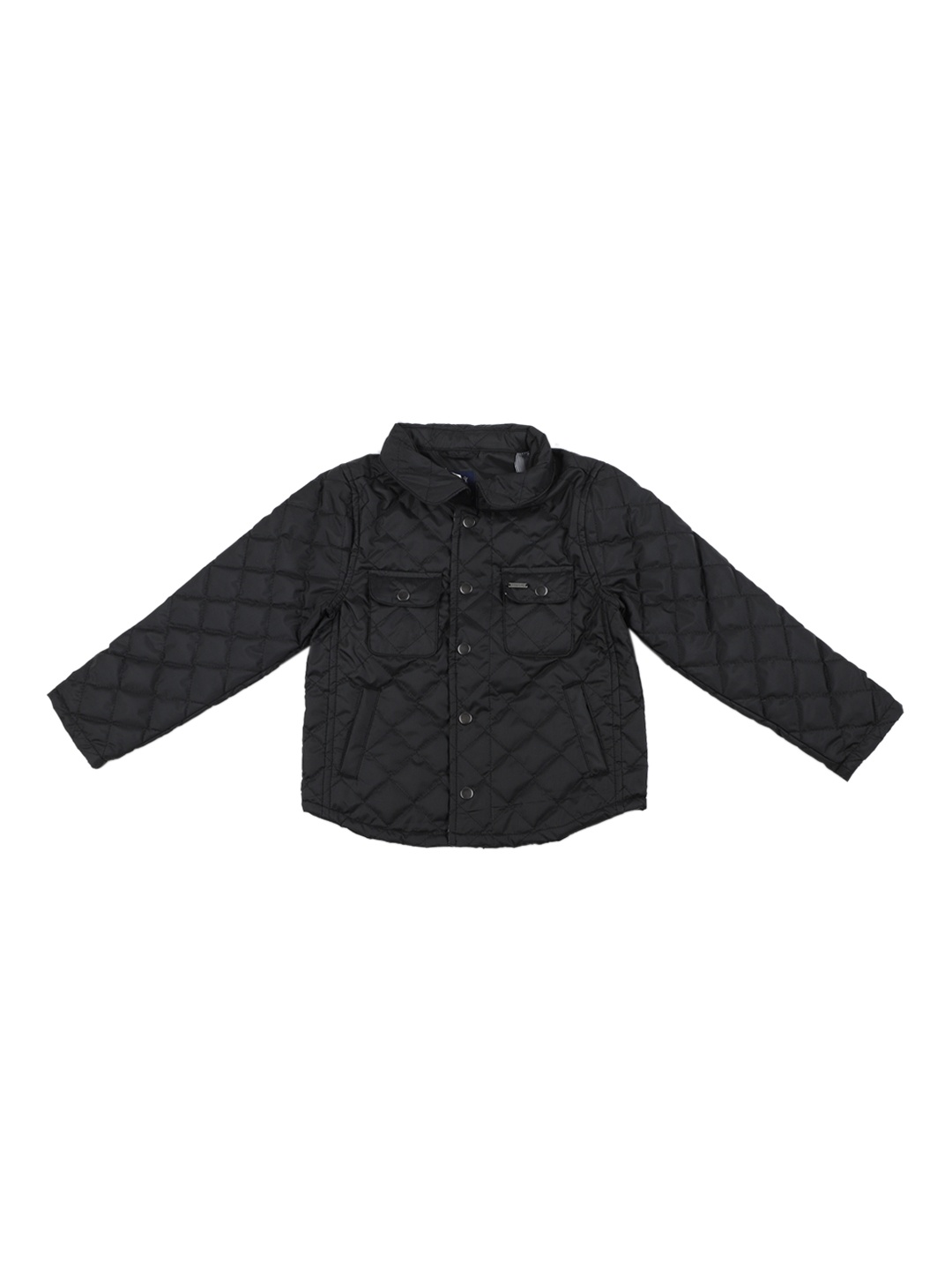 

Allen Solly Junior Boys Black Solid Quilted Jacket