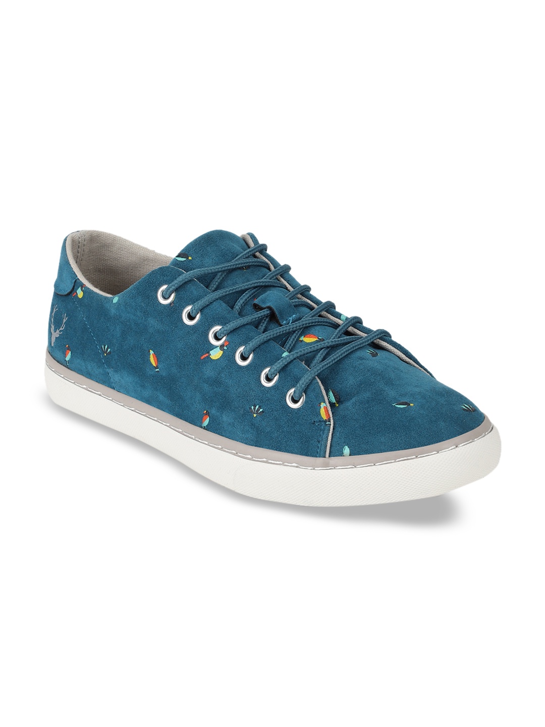 

Allen Solly Men Teal Blue Sneakers