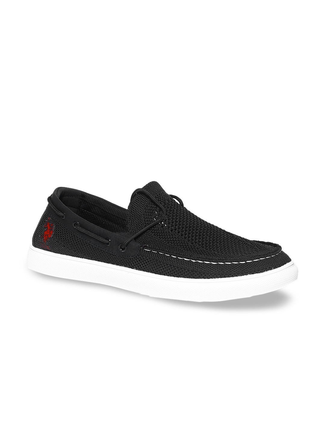 

U.S. Polo Assn. Men Black Boat Shoes