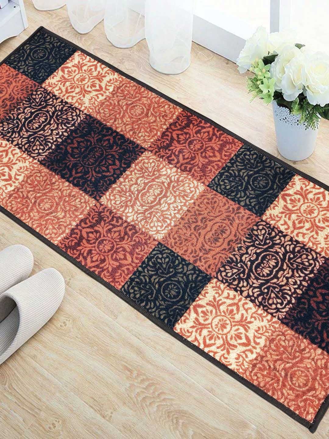 

Status Black & Beige Printed Rectangular Super Vintage Persian Floor Runner