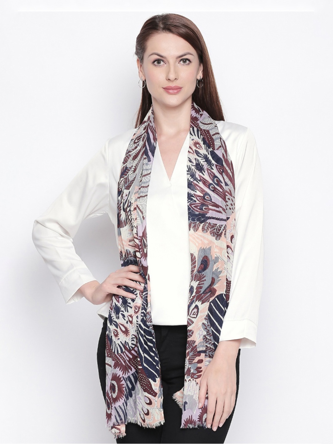 

Style Quotient Women Multicoloured Printed Stole, Multi