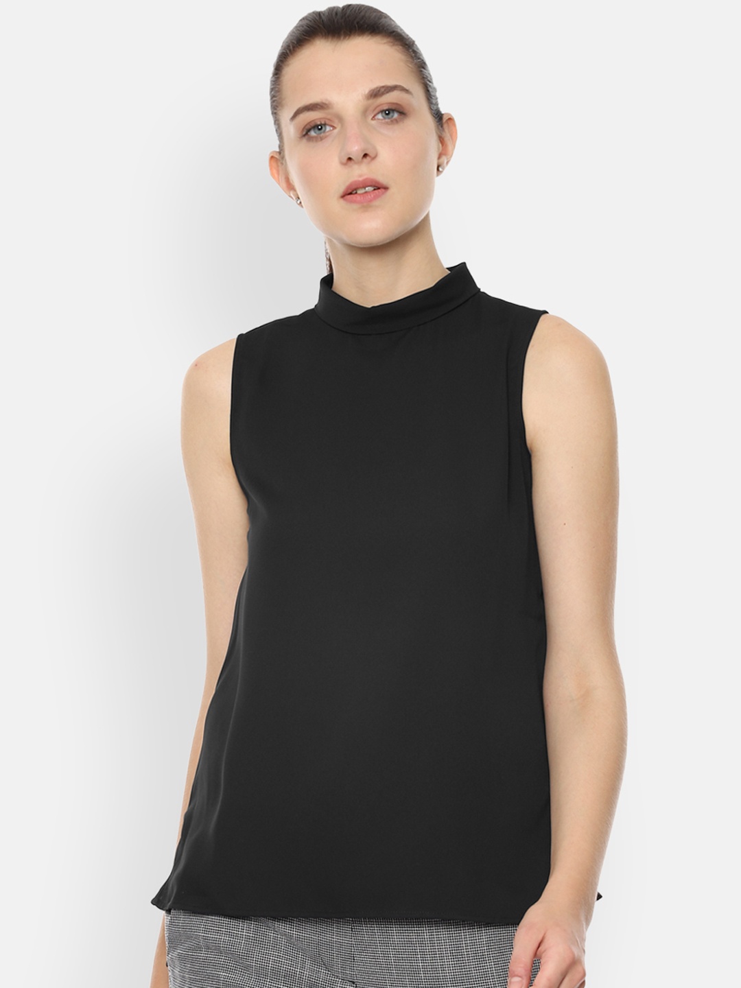

Van Heusen Woman Black Solid Top