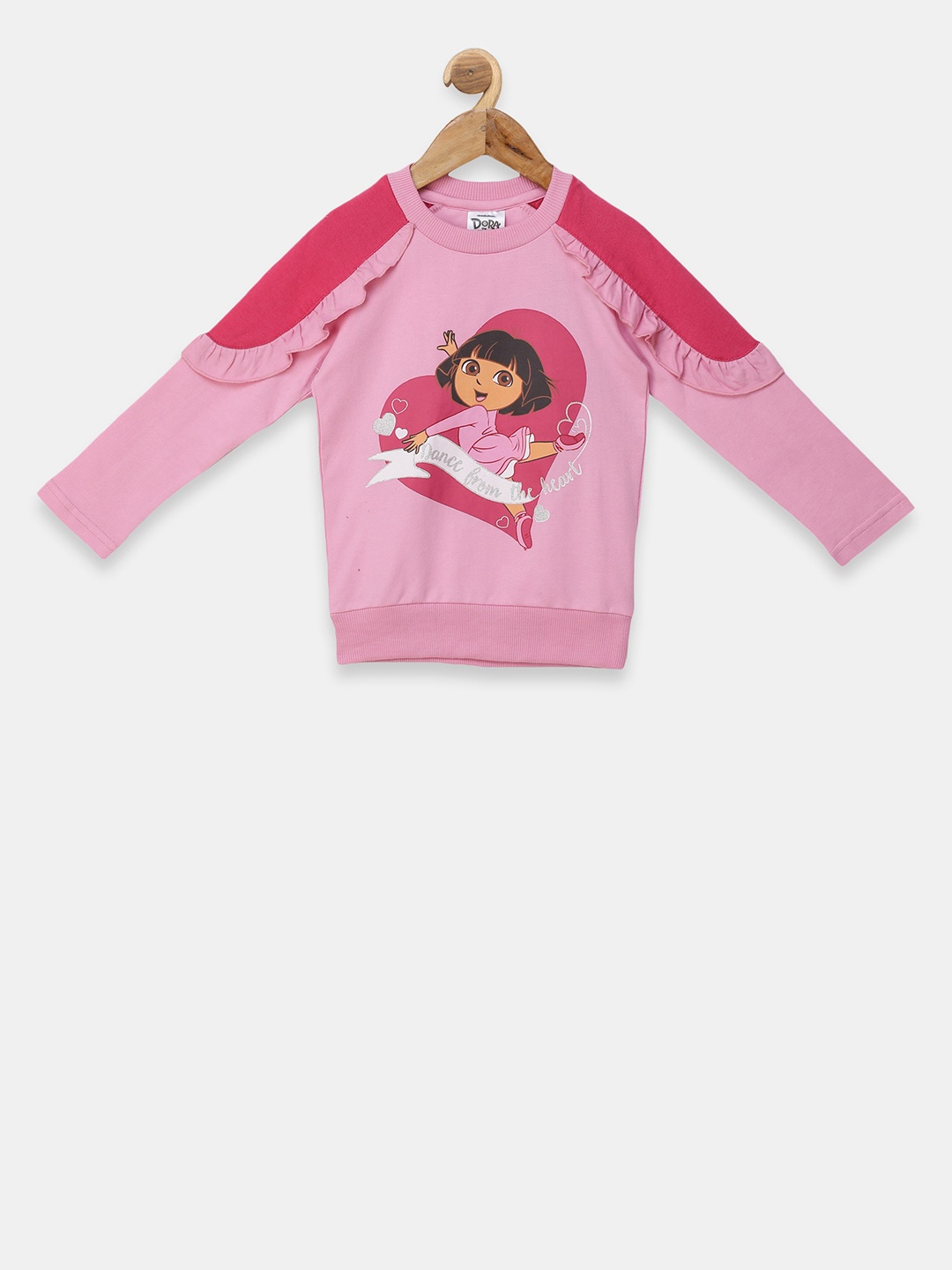 

Dora Girls Pink Dora Print Sweatshirt