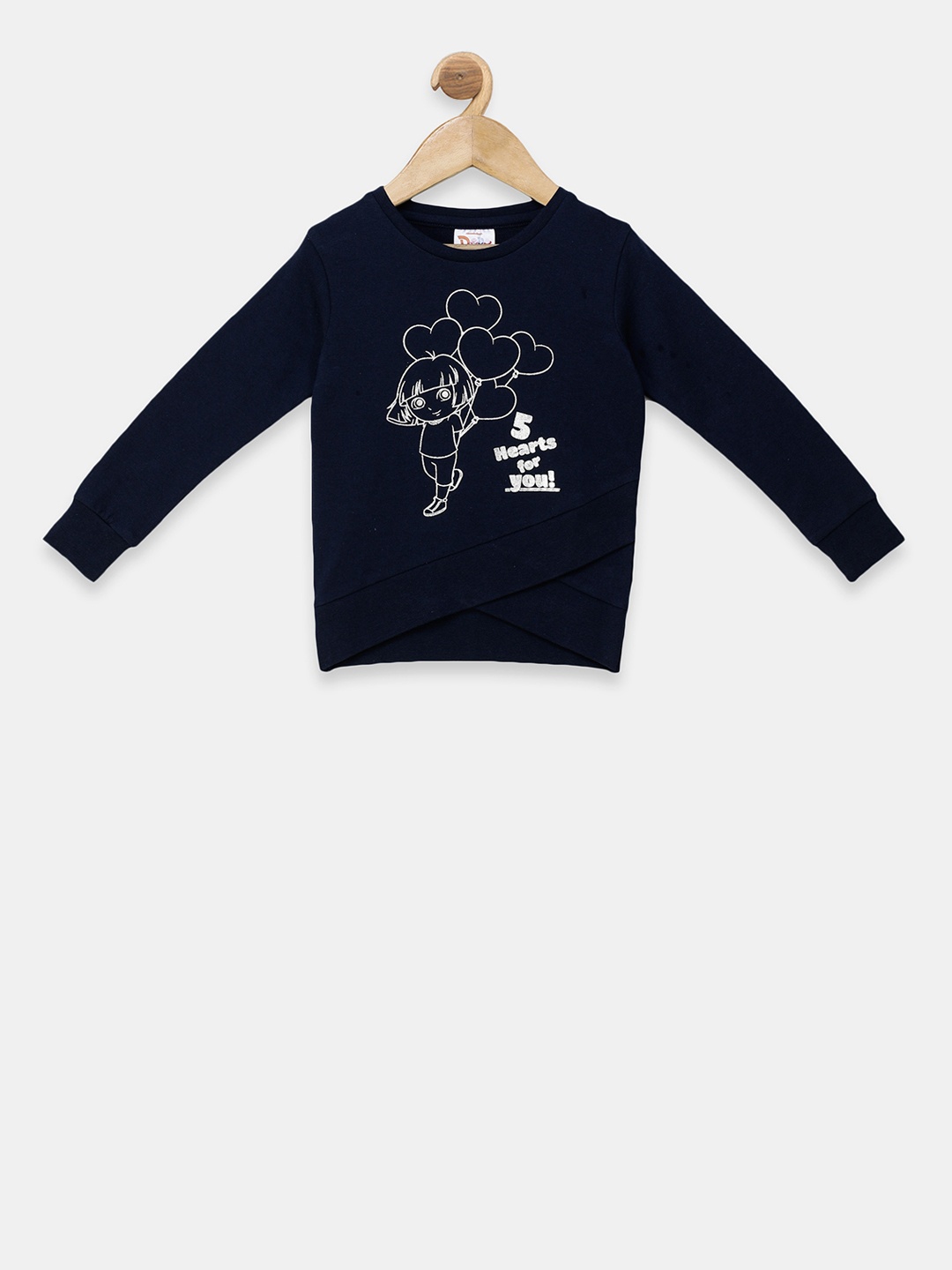 

Dora Girls Navy Blue Dora Print Sweatshirt