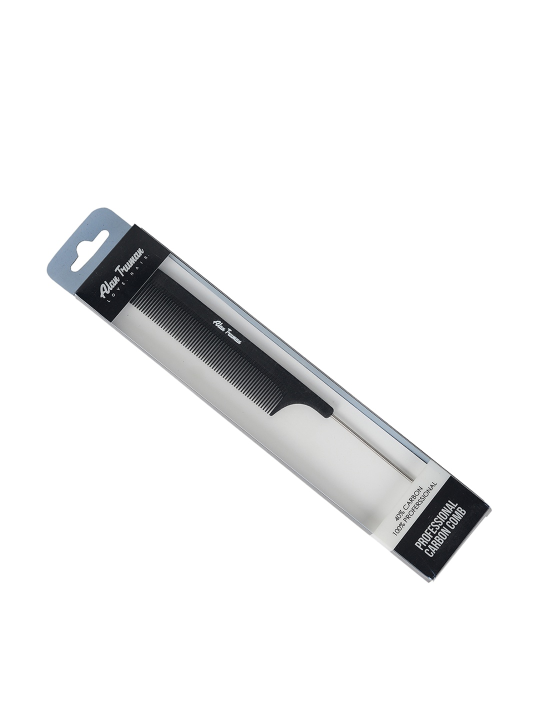 

Alan Truman Metal-Pin-Tail Carbon Comb CB-03, Black