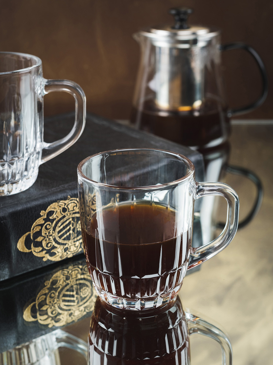 

GOODHOMES Transparent Solid 170 ml 6-Pieces Solid Cup Set