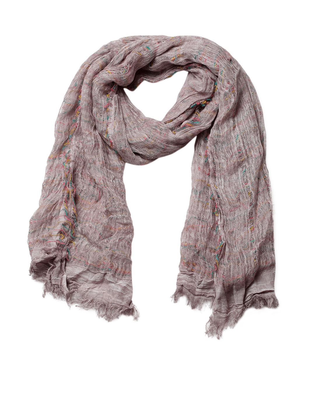 

J Style Girls Brown Solid Stole