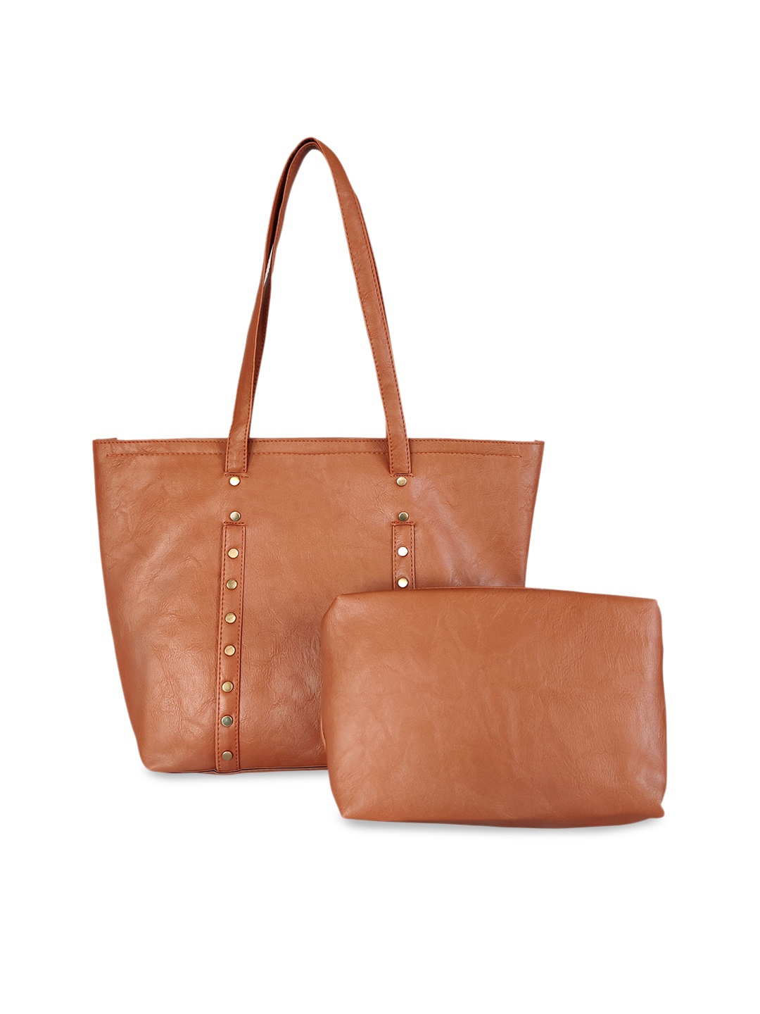 

Toteteca Tan Solid Shoulder Bag