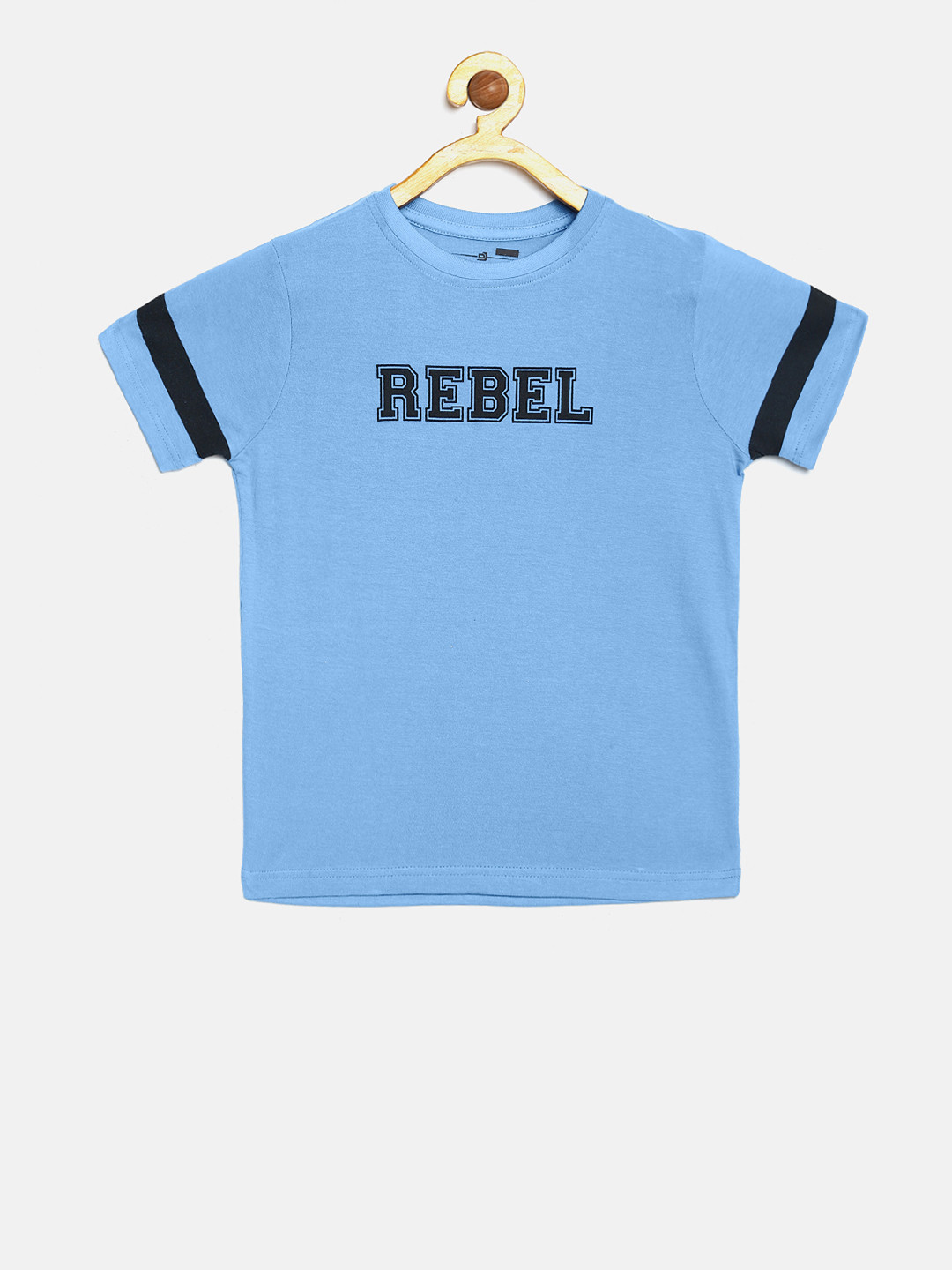 

DILLINGER Boys Blue Printed Round Neck Pure Cotton T-shirt