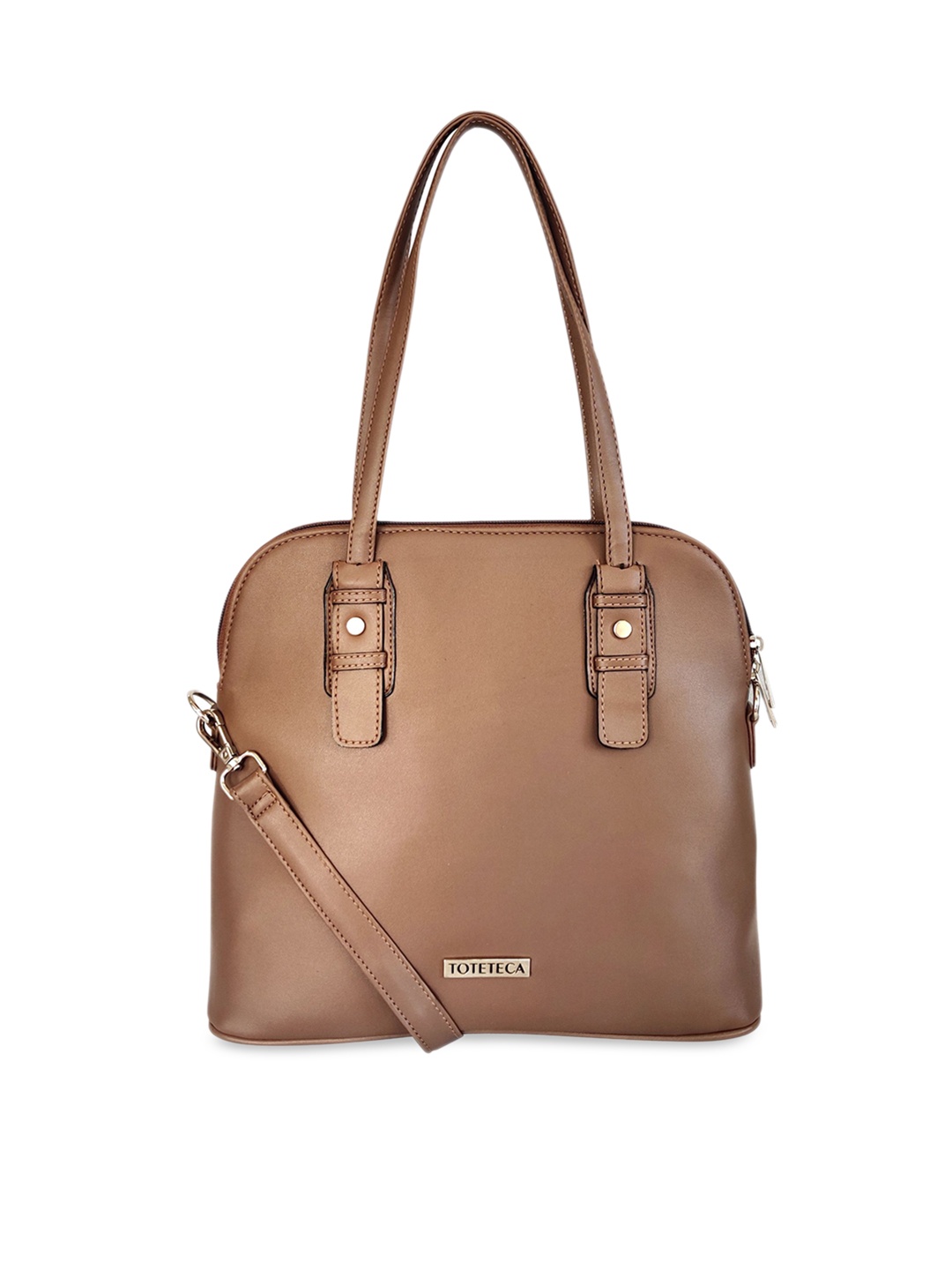 

Toteteca Brown Solid Shoulder Bag