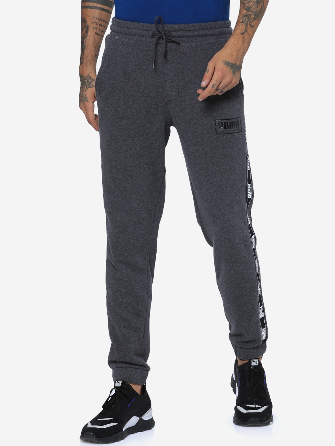 

Puma Men Grey Holiday Pack Cotton Joggers